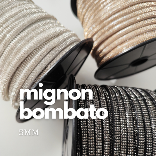 Mignon Bombato base da 5 mm | Strass Crystal