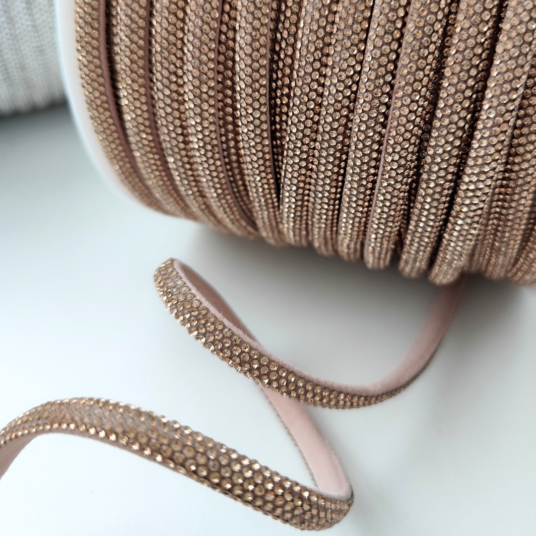 Mignon Bombato base da 7 mm | Strass Crystal