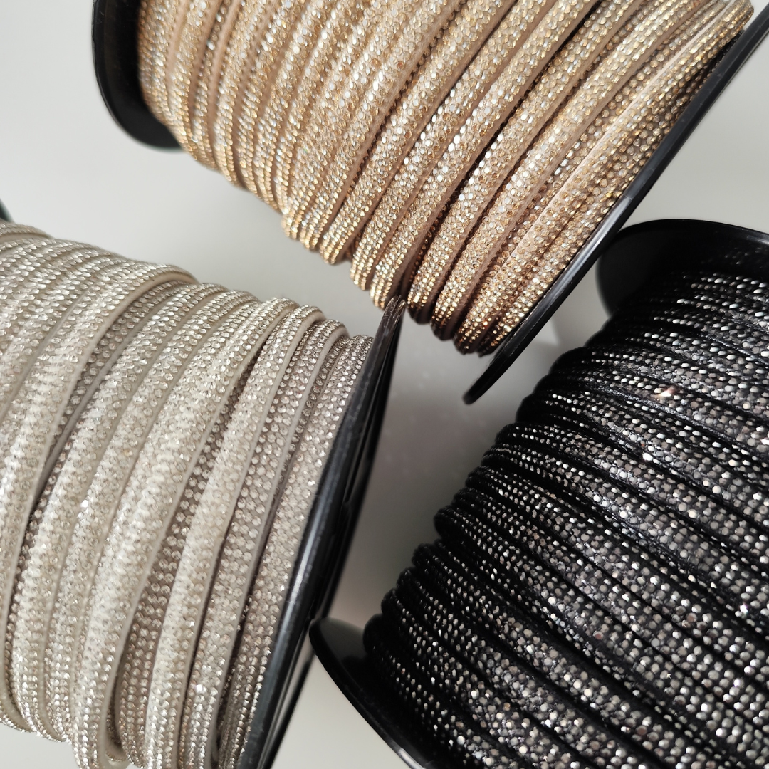 Rhinestone Half Cord | 5 mm Base