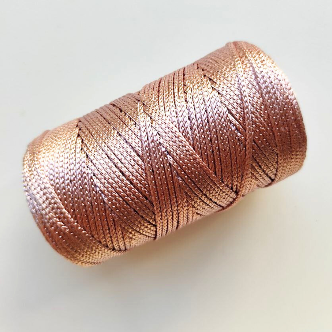 Cordoncino in Poliestere & Glitter da 2 mm