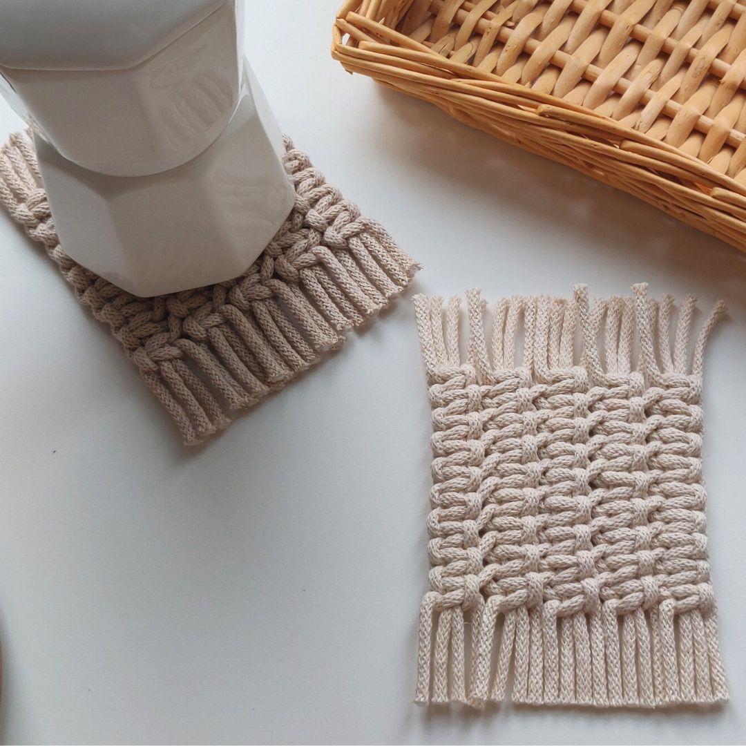 Macrame Pattern - PDF Download - Coaster ENGLISH | ITALIAN