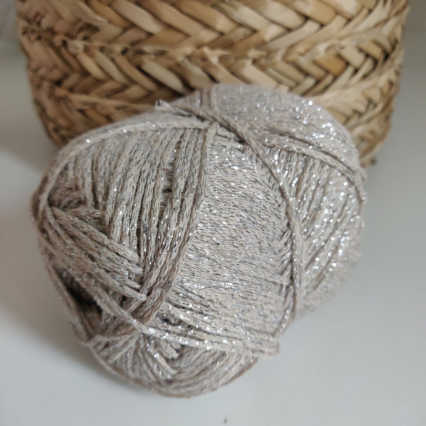Filato 2mm, Cotone e Glitter