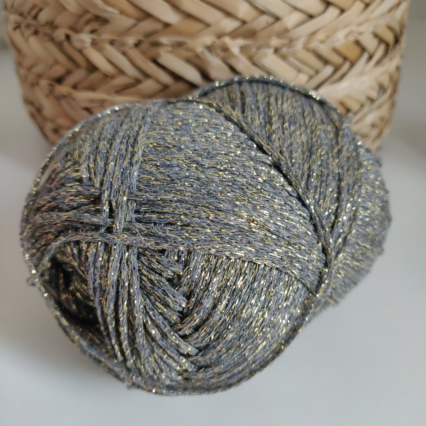 Filato 2mm, Cotone e Glitter