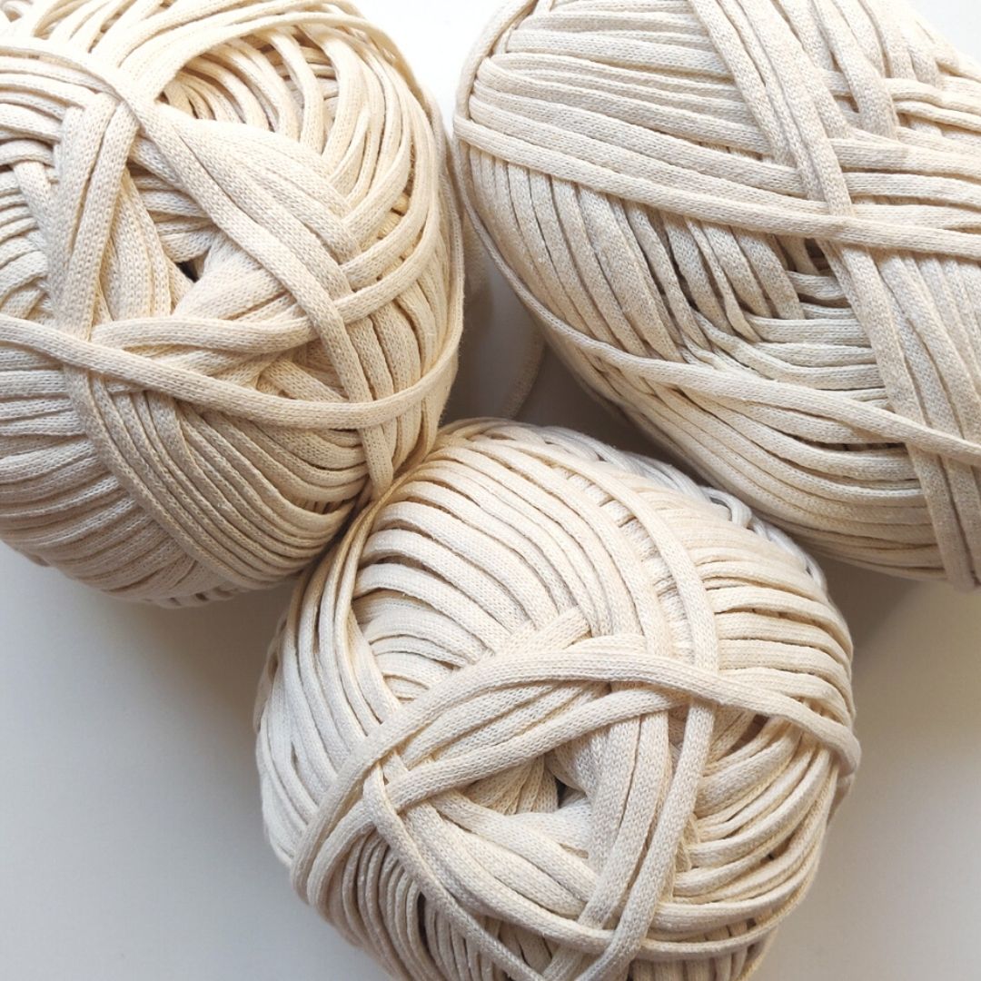 Fettucia in cotone da 4mm, in cotone riciclato