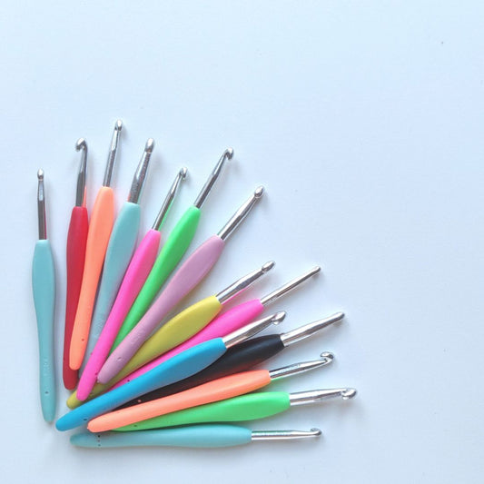 Uncinetti con manico in silicone