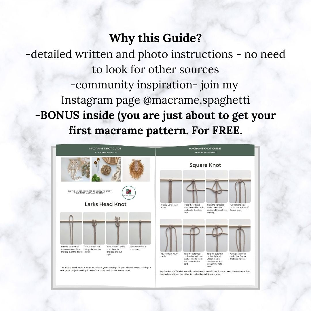 Macrame Knot Guide - Inglese