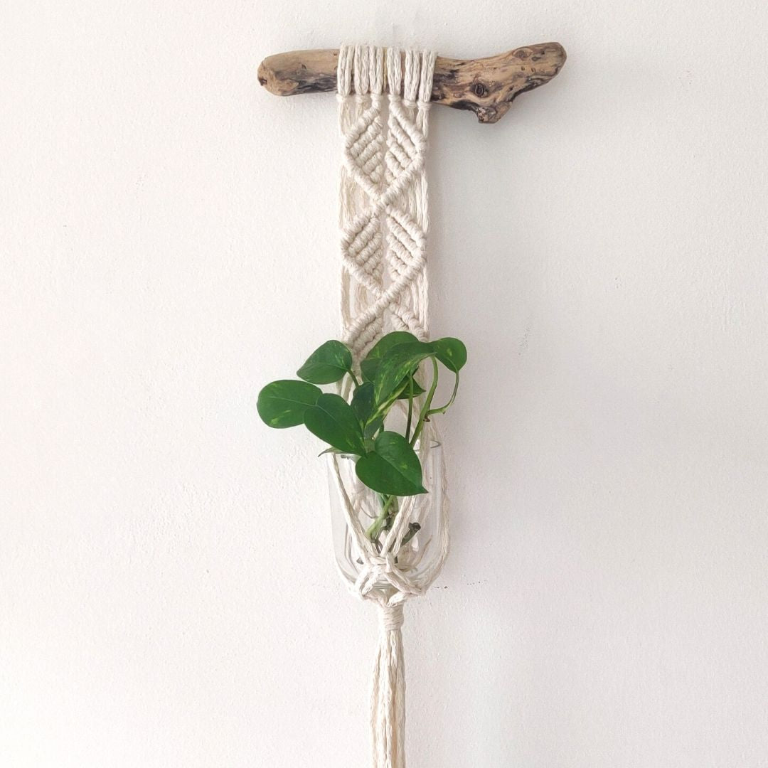 small macrame plant hanger instructions Macrame Pattern Mini Plant Hanger - PDF Download