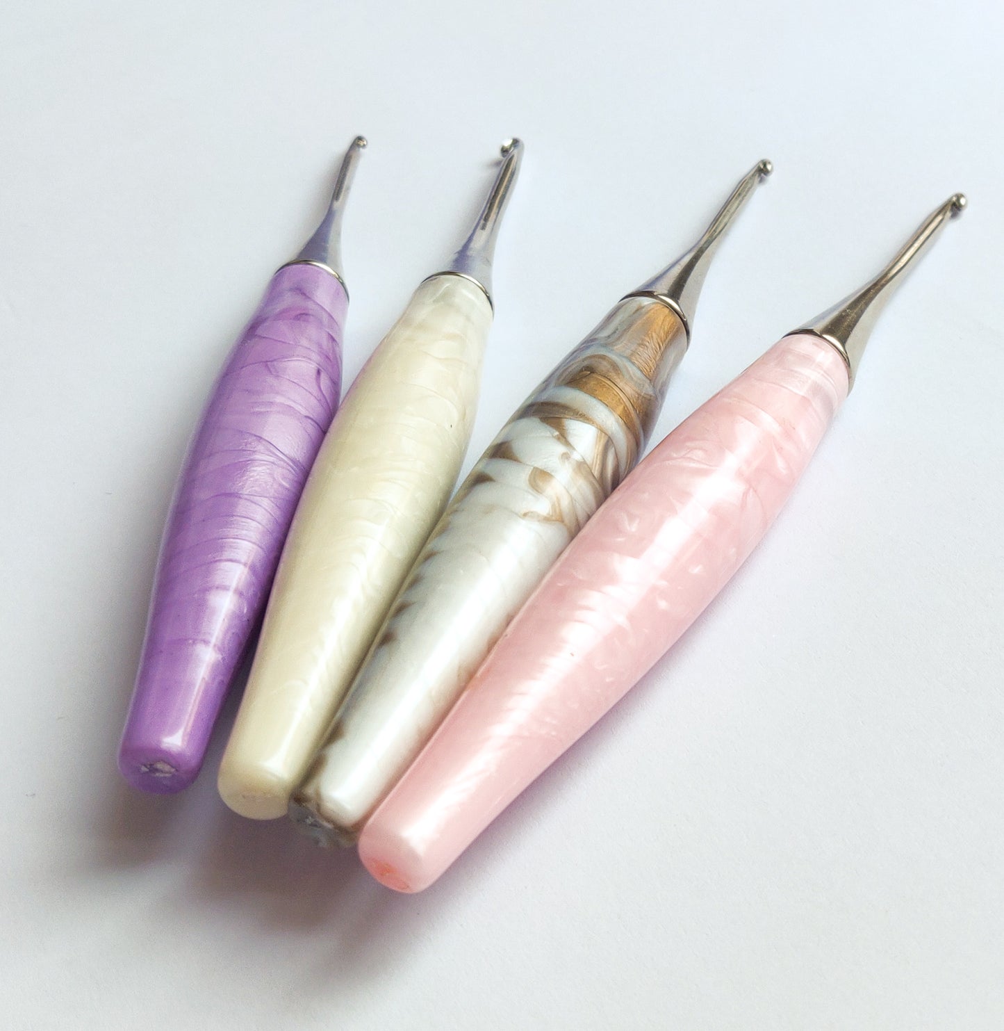 Marble Design Crochet Hooks