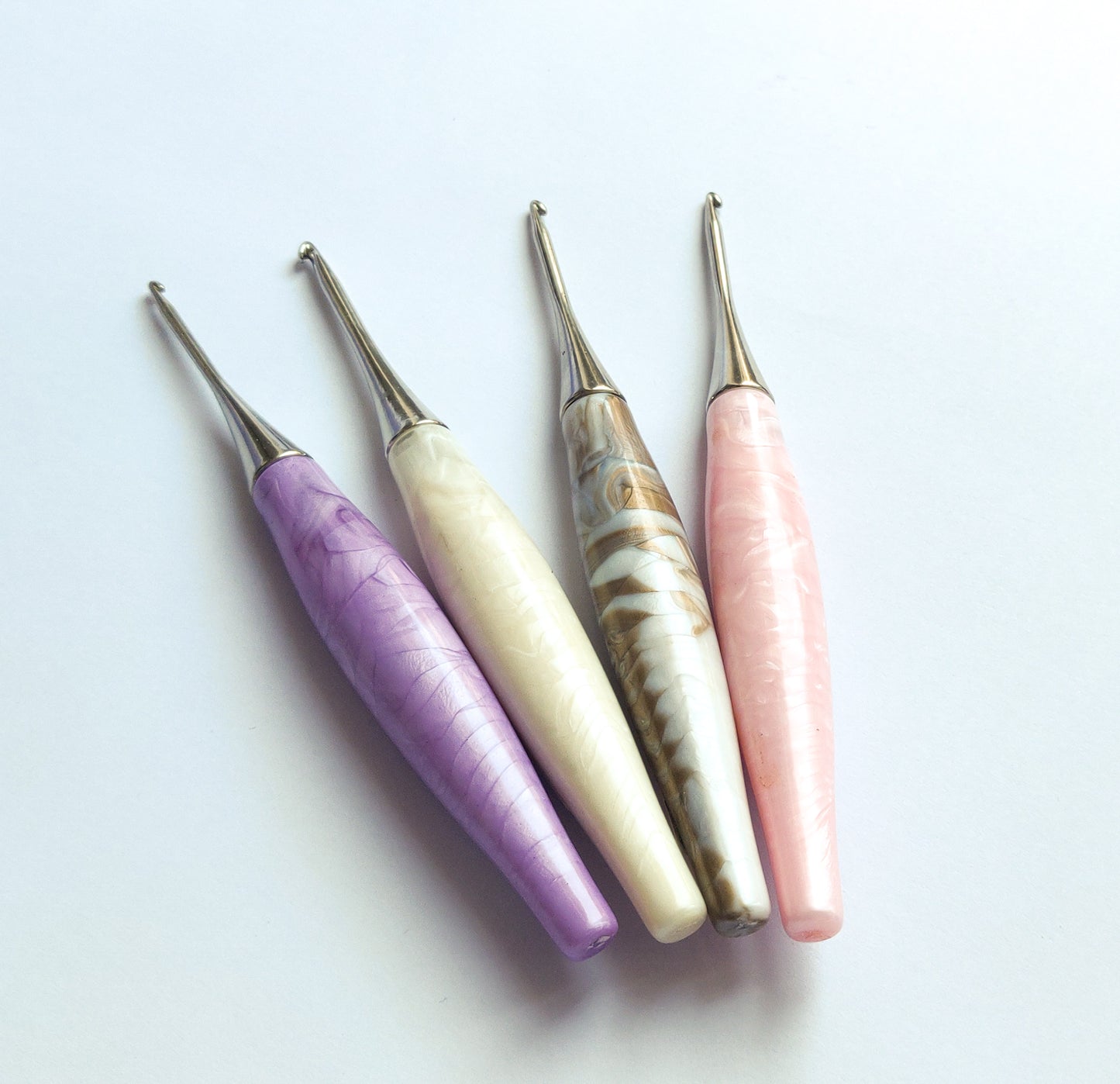 Marble Design Crochet Hooks