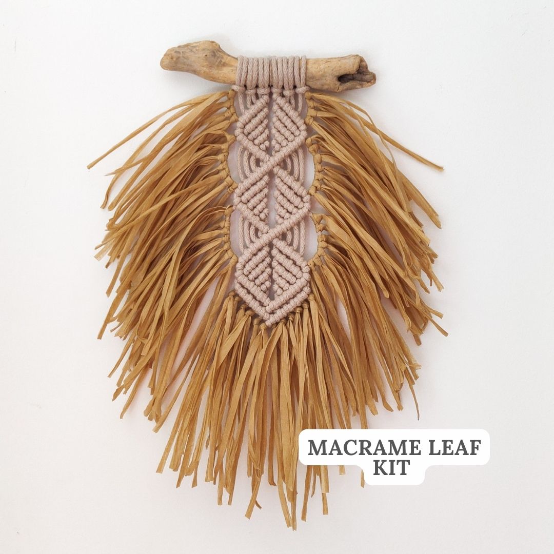 Kit Foglia in Macramè