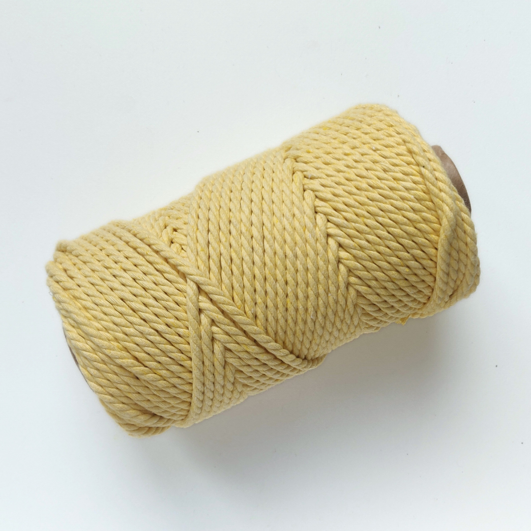 4mm Cotton 3-Ply Twisted Rope