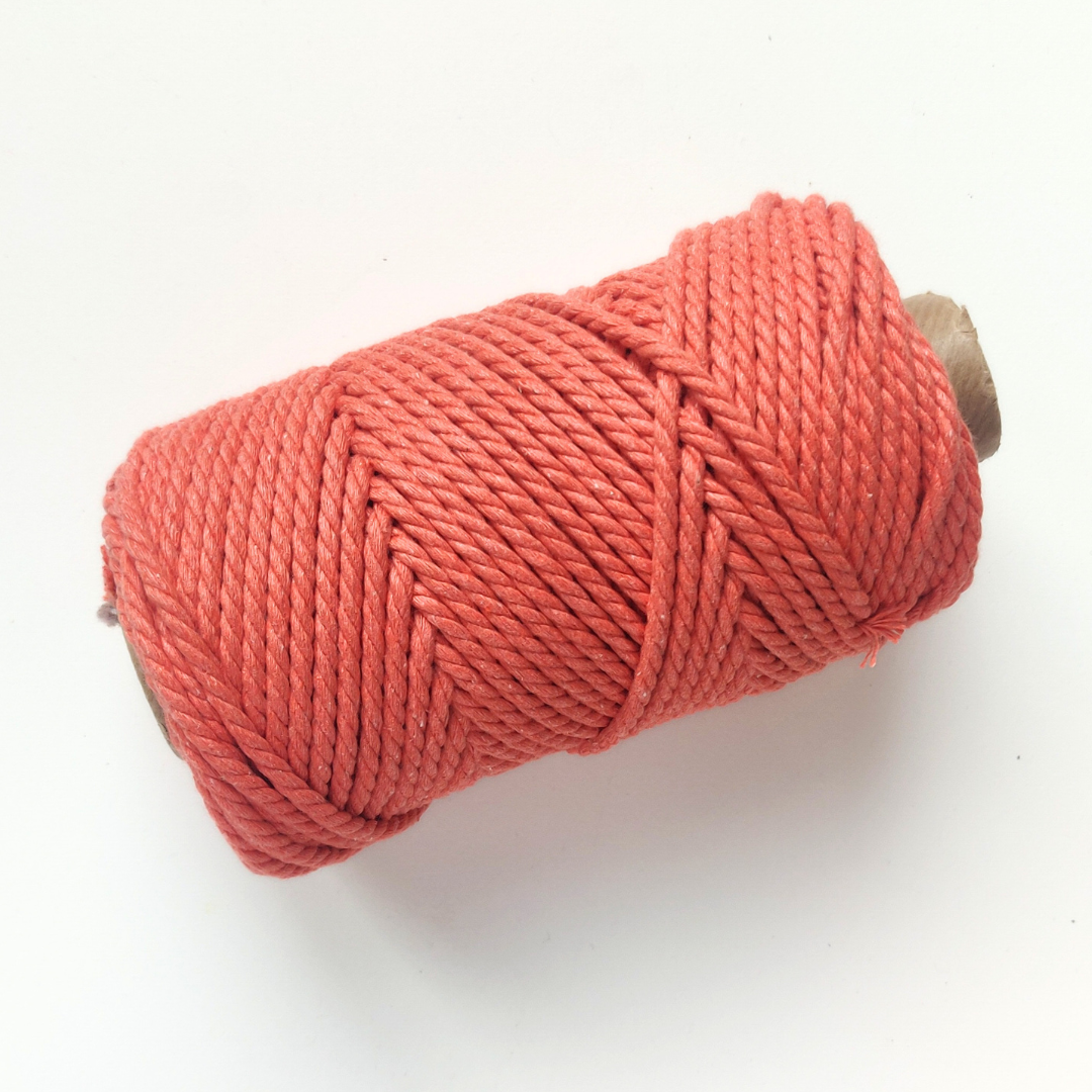 4mm Cotton 3-Ply Twisted Rope