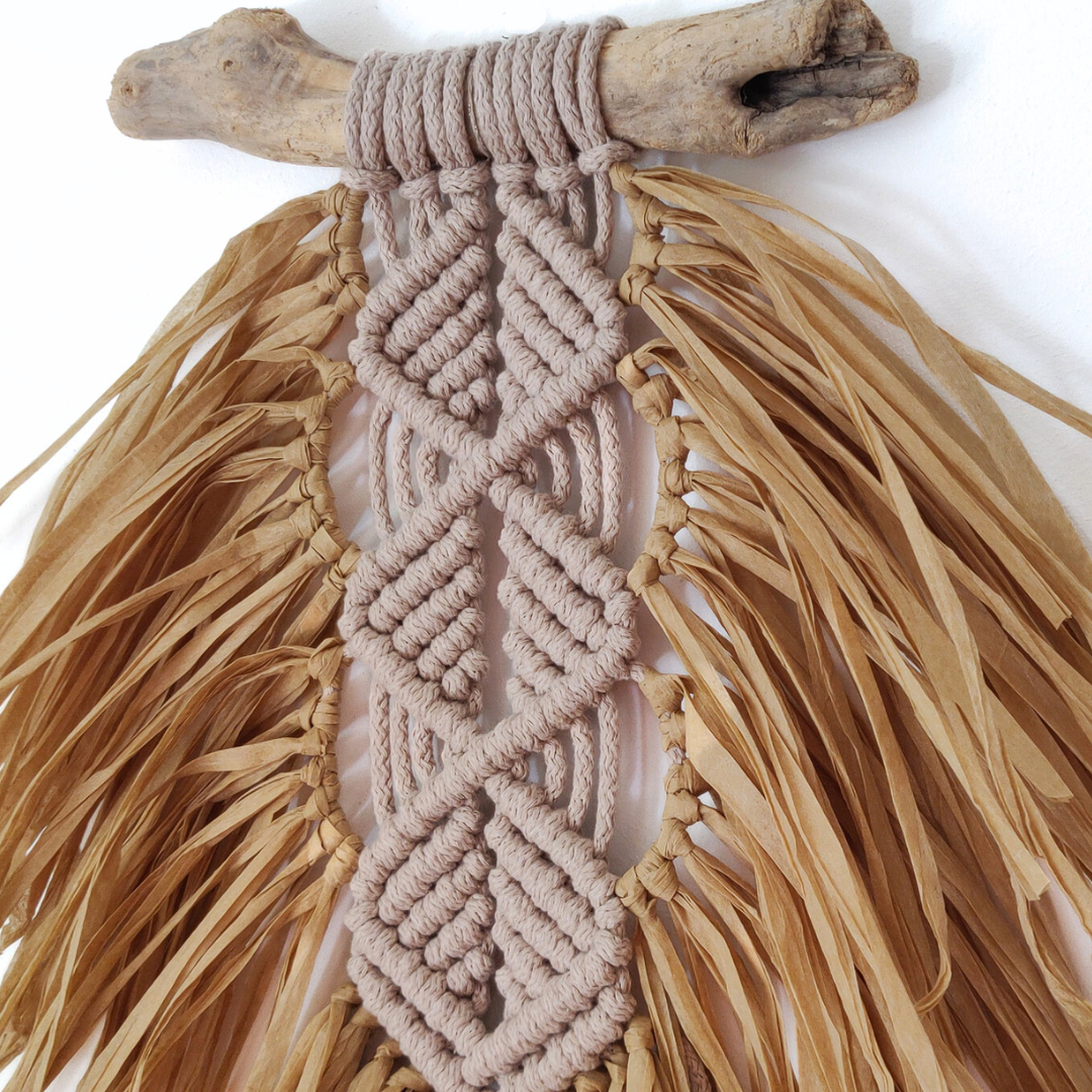 Macrame Leaf Pattern - PDF Download - ENGLISH | ITALIAN