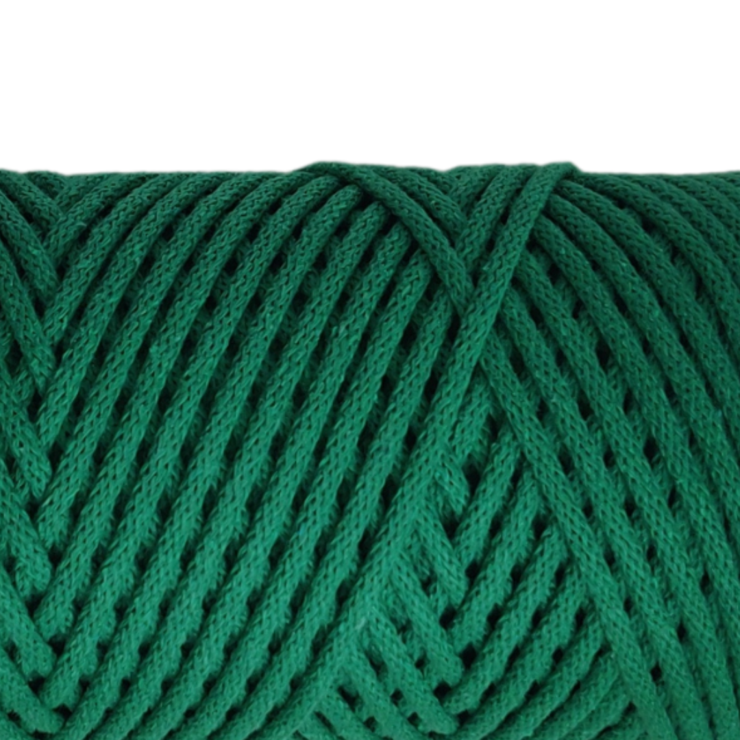 corda braided da 4mm colore verde 