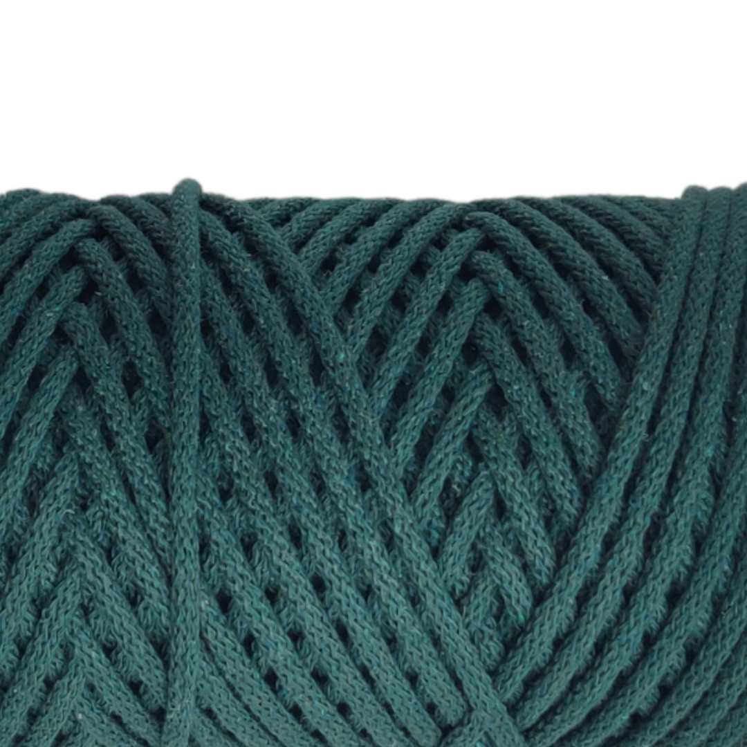 corda braided da 4mm colore verde botttiglia