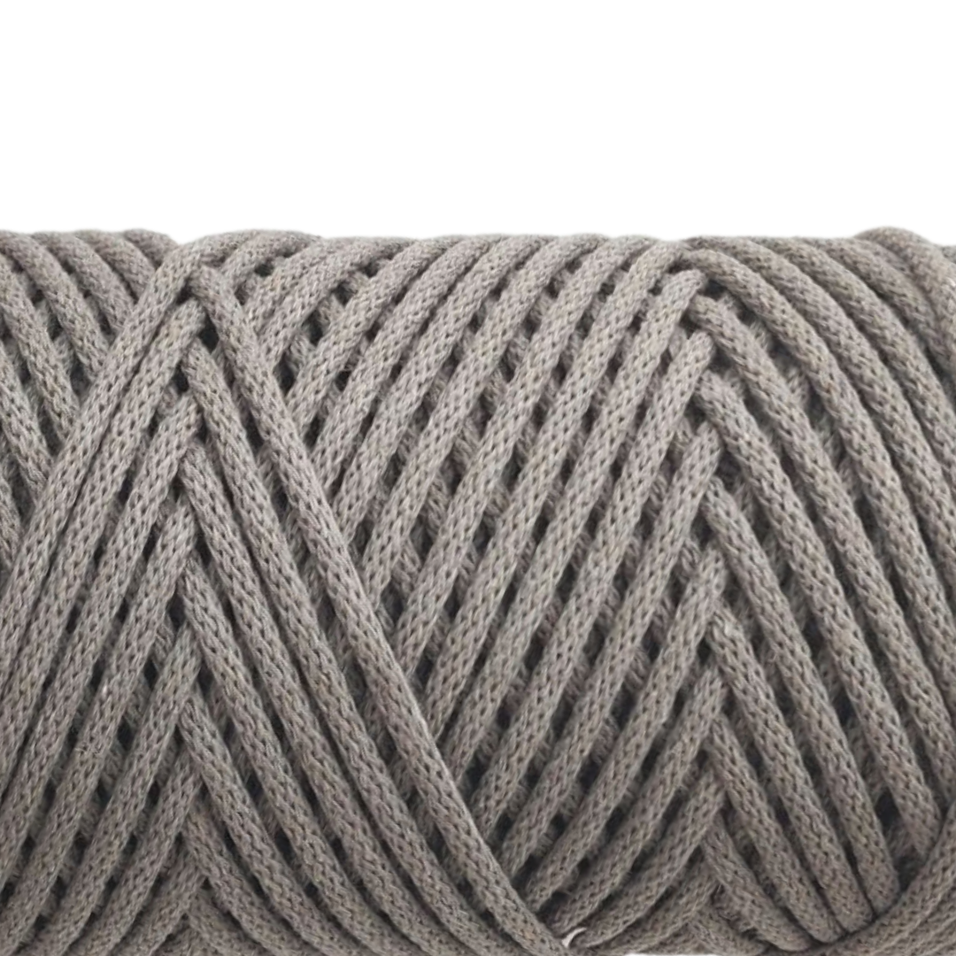 corda braided da 4mm colore moka