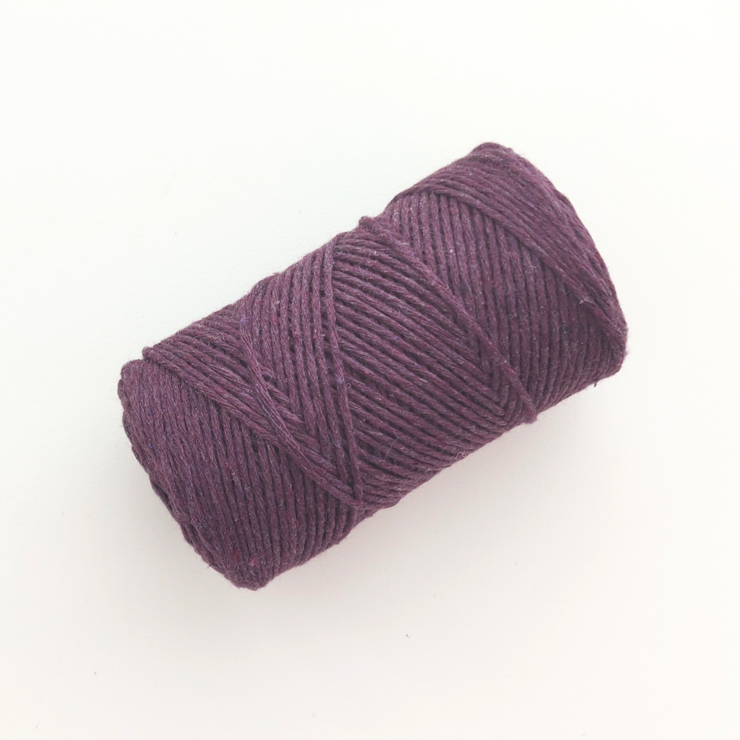 1.5mm corda di cotone in colore viola
