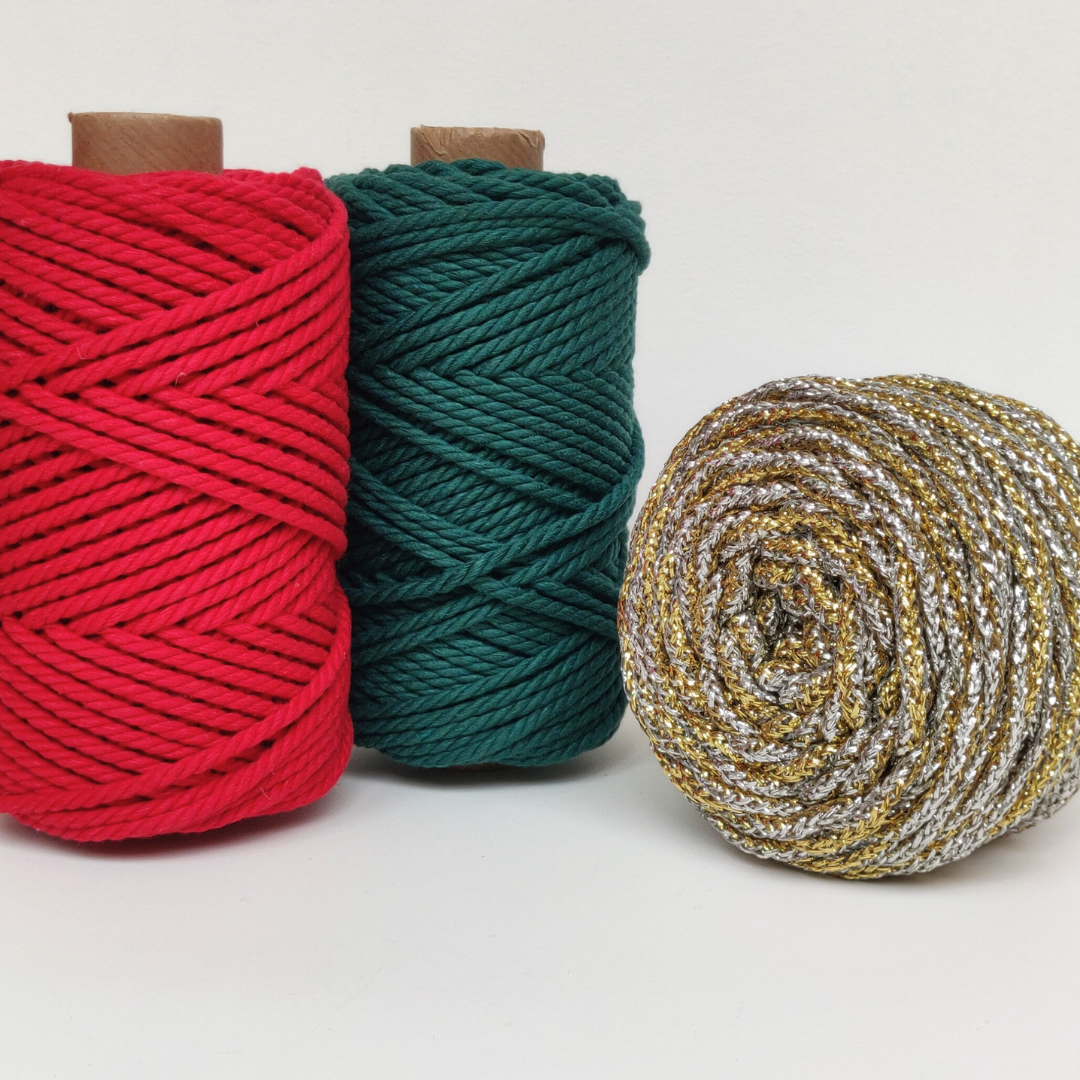Selected Bundle - 4mm Twisted Rope and 4mm Braided Metallic Rope