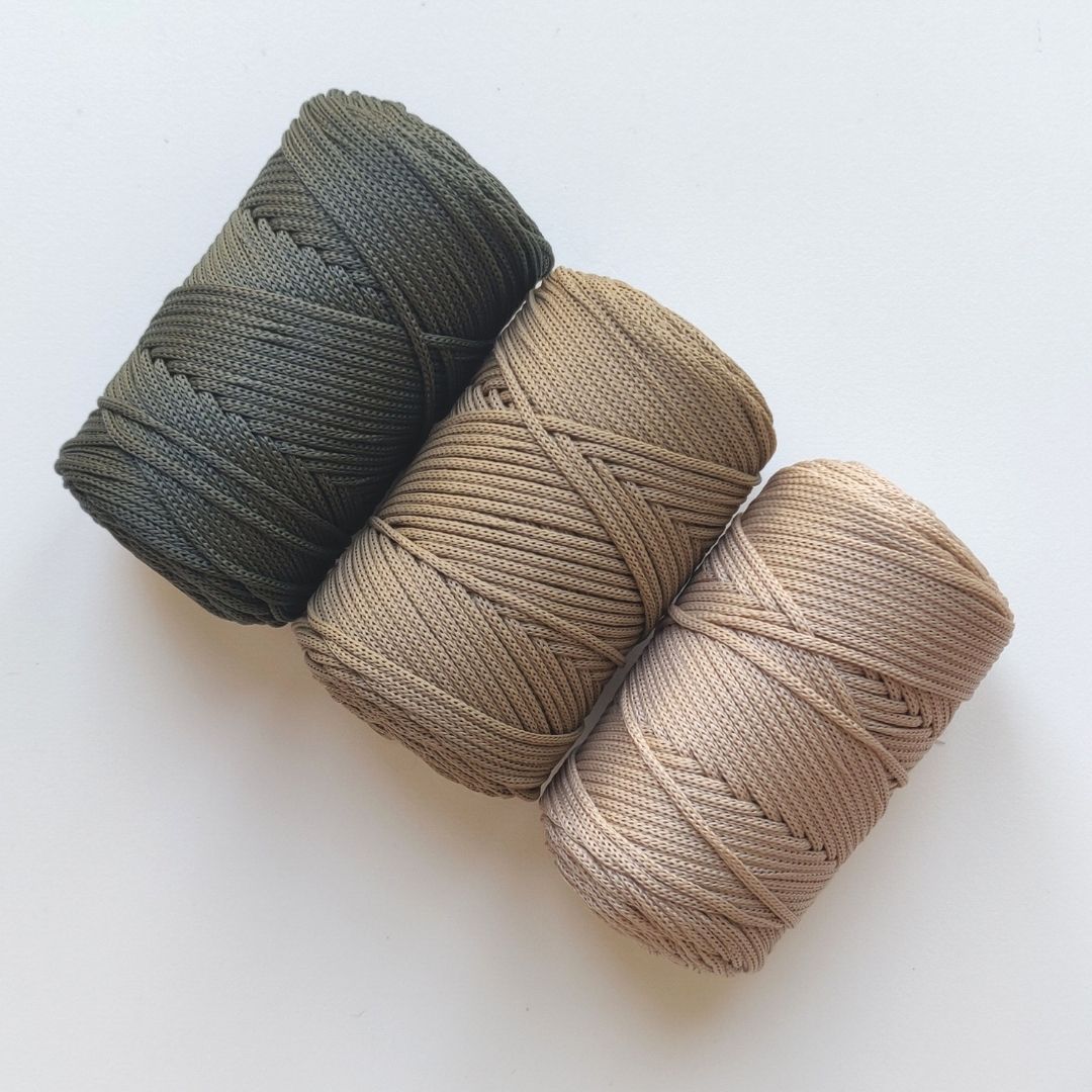 2 M Rope Rope 2mm Braided Polyester Rope – Macrame Spaghetti
