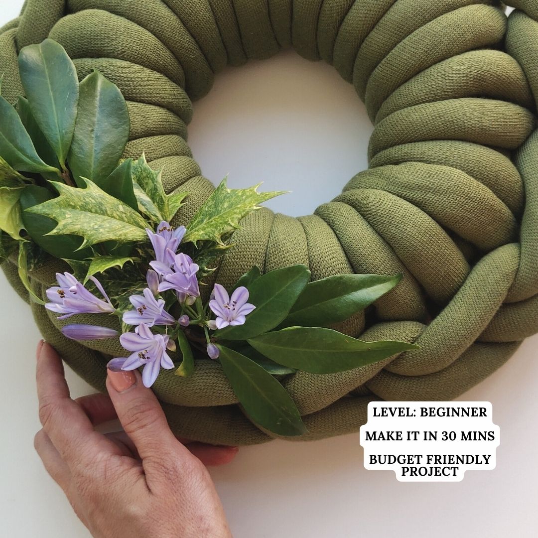 DIY PATTERN in English - Summer Wreath - Instant Digital Download