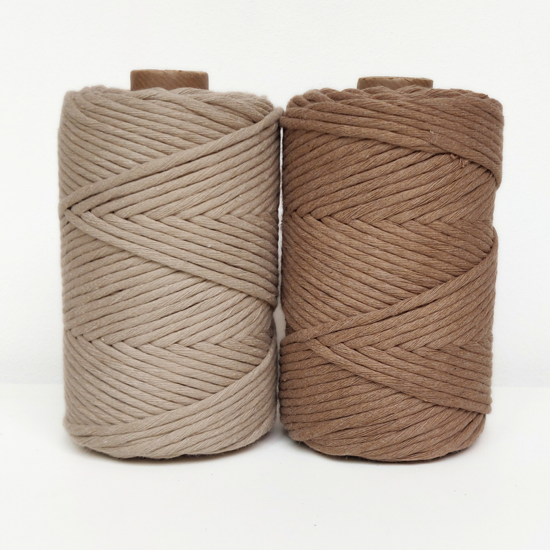 Selected Mega Crafter Bundle - 4mm Single Twist String in Toffee, Cocoa