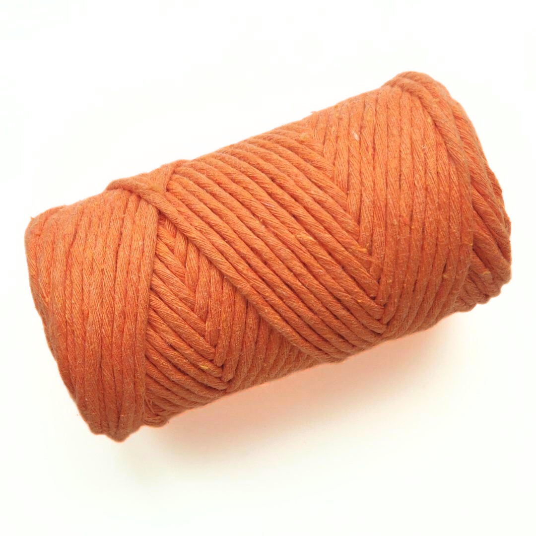 Corde torsadée simple en coton de 3 mm
