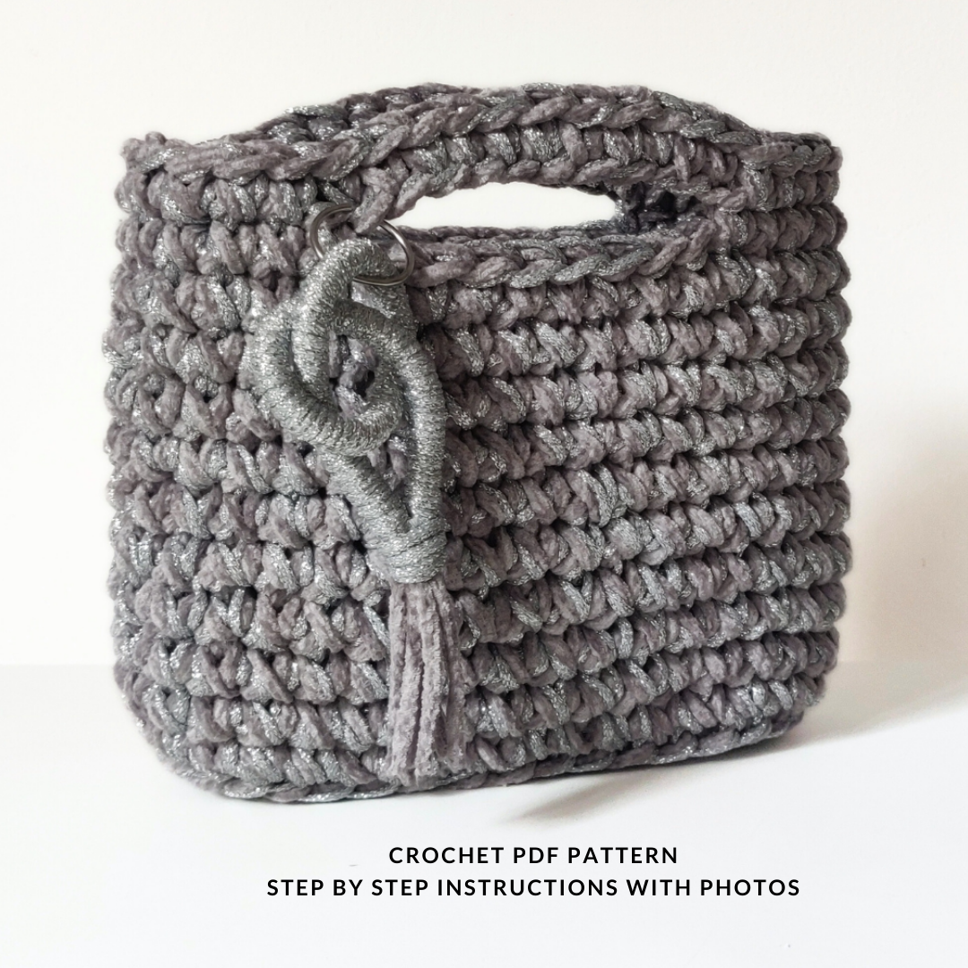 Crochet Bag "Garda Mini" Pattern - PDF Download - ENGLISH