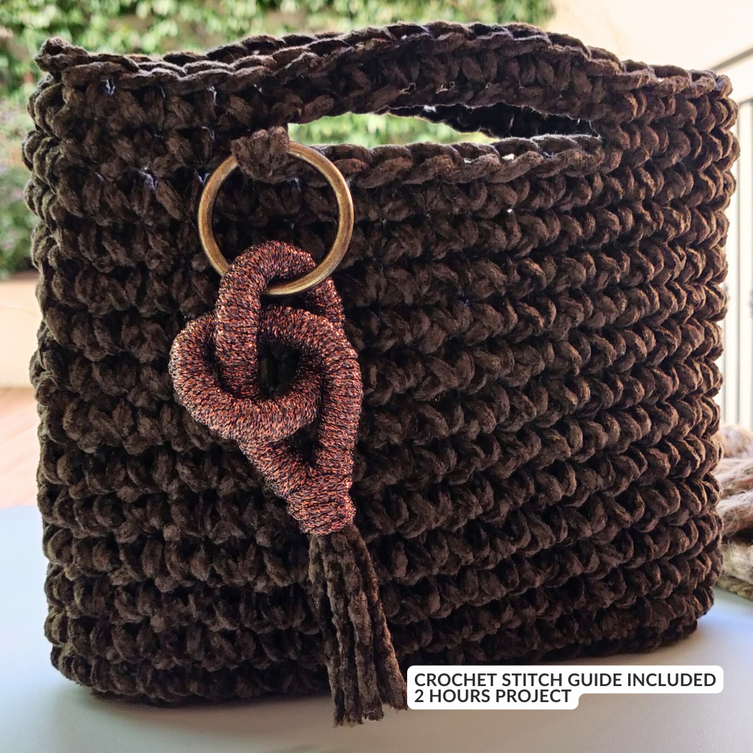 Crochet Bag "Garda Mini" Pattern - PDF Download - ENGLISH