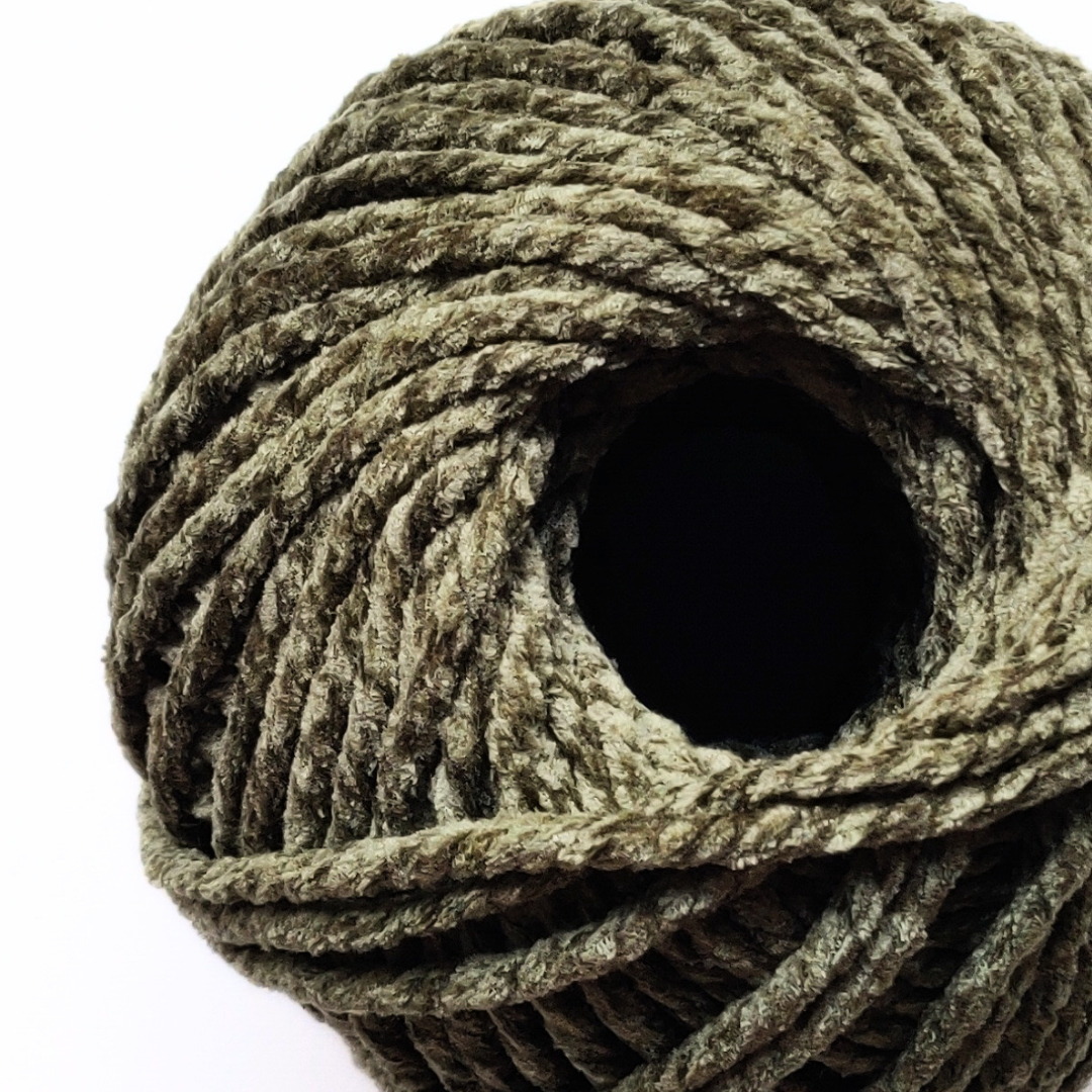 4 mm 3-ply Twisted Velvet Cord