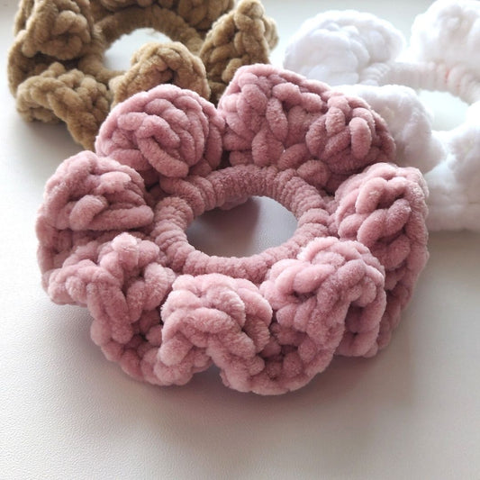 Crochet Scrunchie "Aurora" - PDF Pattern - ENGLISH