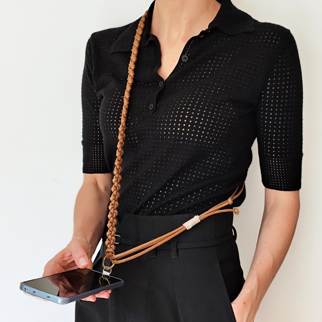 CATさま専用Phone Strap by Aurélie Mathigot Kit Cell Phone Strap | Makes 3 or 4 – Macrame Spaghetti