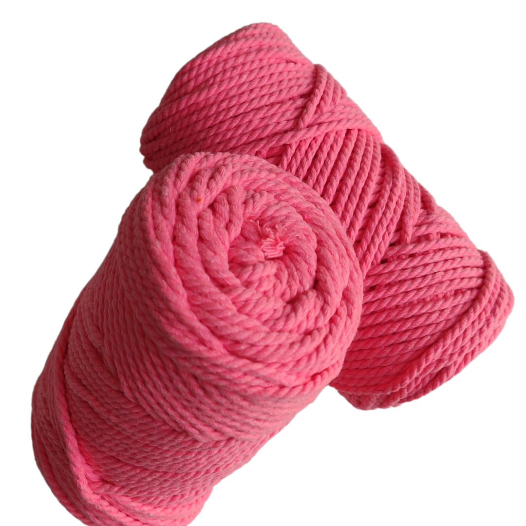 3 mm Cotton 3-Ply Twisted Rope