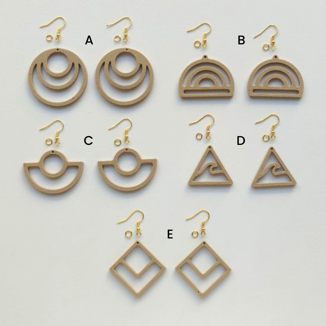 Macrame Earring Blanks CLASSICS