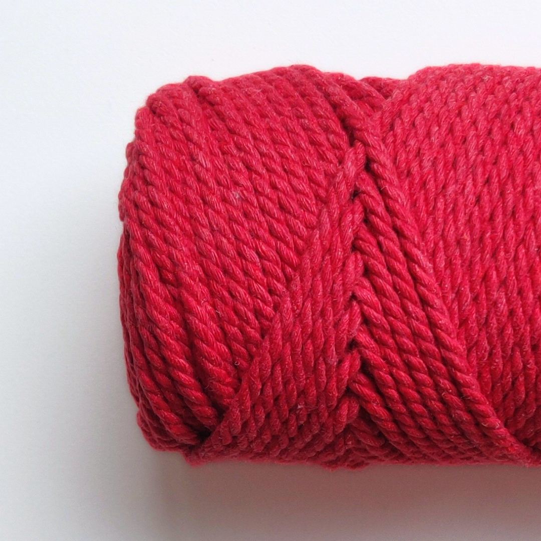 Corda twisted in cotone a 3 capi | 3 mm