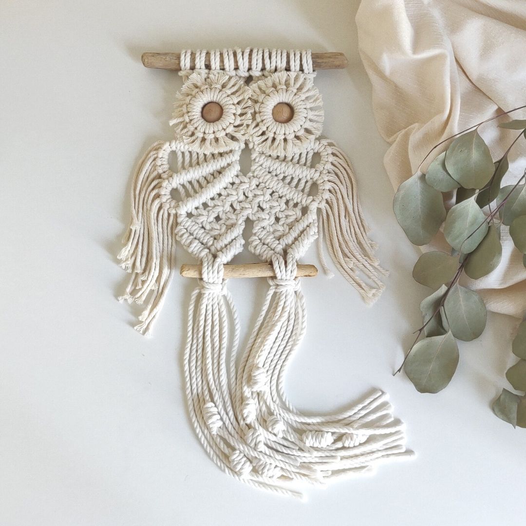 Macrame Owl - PDF Download - ENGLISH