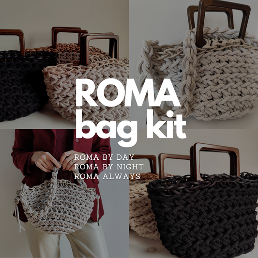 Macrame Spaghetti Kit borsa Roma - principianti