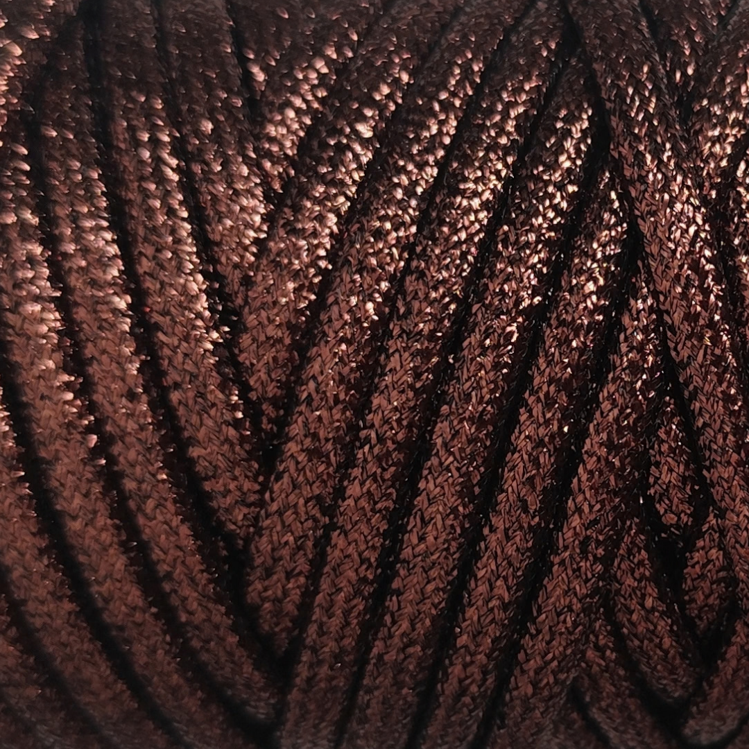 Macrame Spaghetti Corda Galassia 5 mm 50 metri cioccolato per macrame e uncinetto
