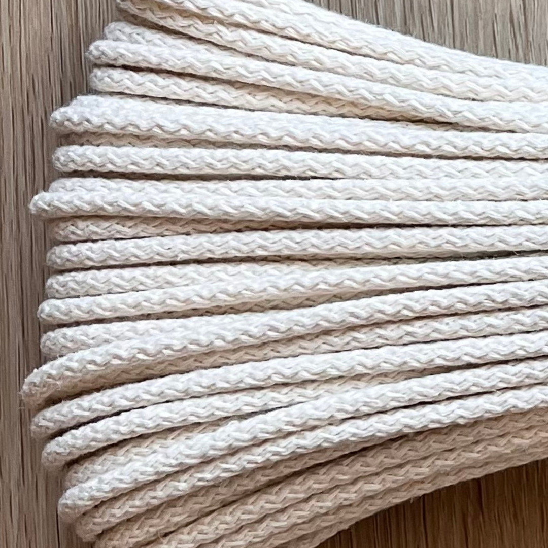 Macrame Spaghetti corda per macchina da cucire  5 mm ecru