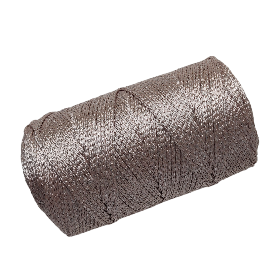 Macrame_Spaghetti_cordino_in_poliestere_2_mm_colore_rosa polvere argento