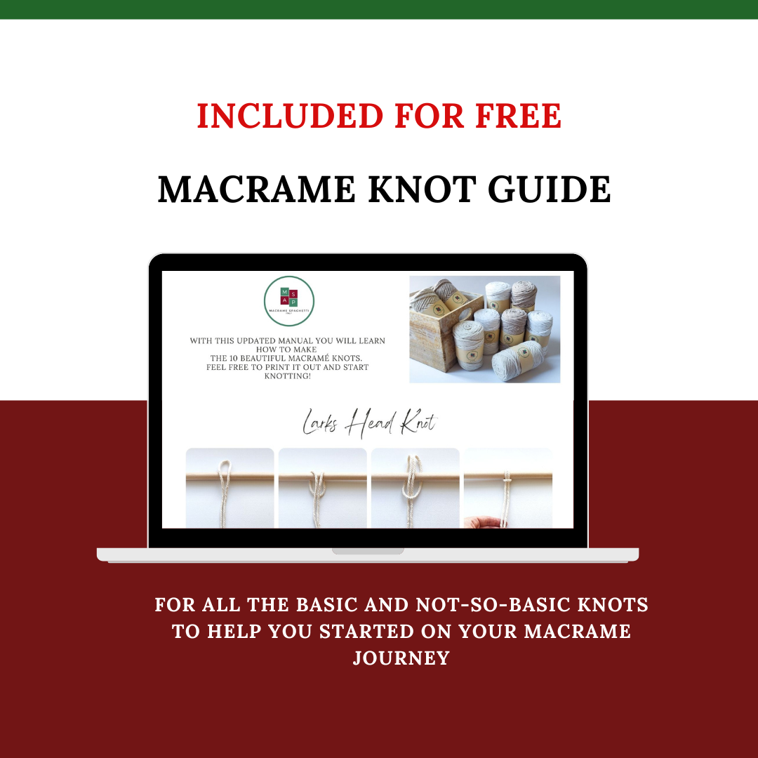 Macrame Pattern Snowflake - PDF Download - ENGLISH