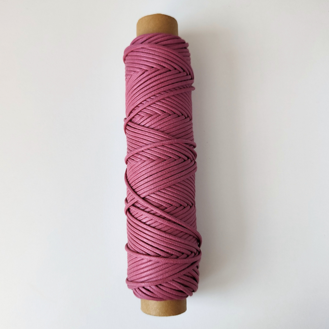 Cordoncino cerato in cotone | Orchidea & Malva 2.5 mm, 3.5 mm 