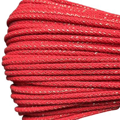 Corda di cotone per cucire a macchina, con anima, 5 mm | ceste, borse, tovagliette