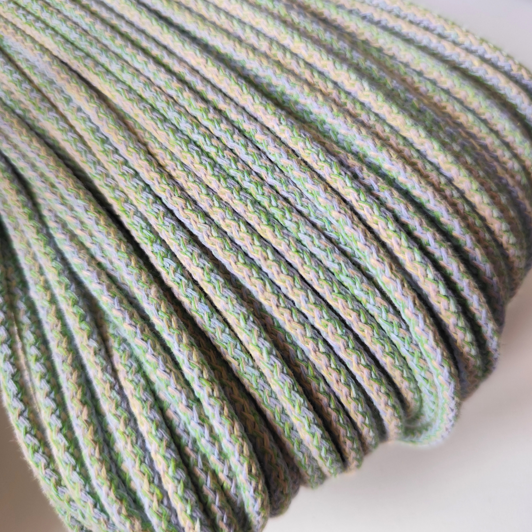 corda per cucire 5 mm multicolor salvia