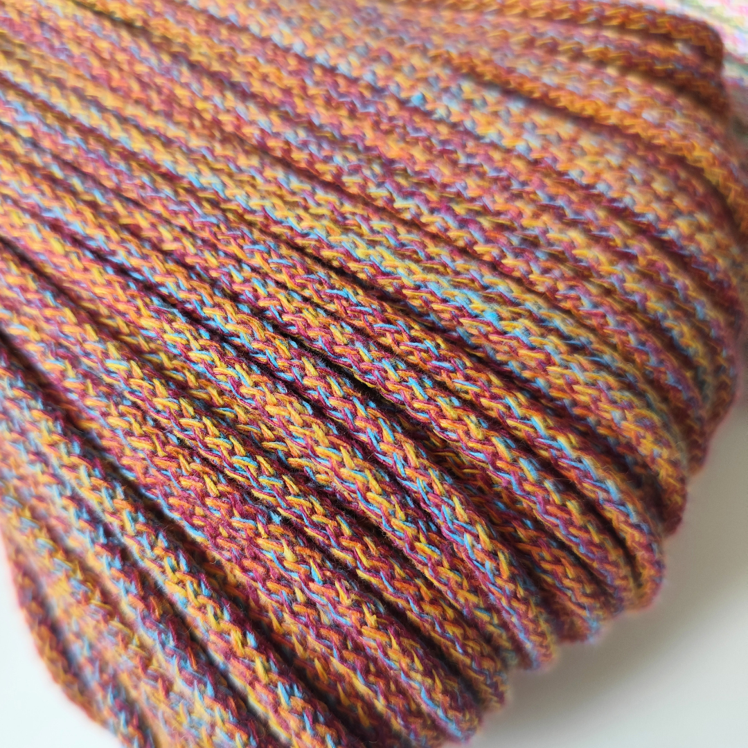 corda per cucire 5 mm multicolor tramonto speziato