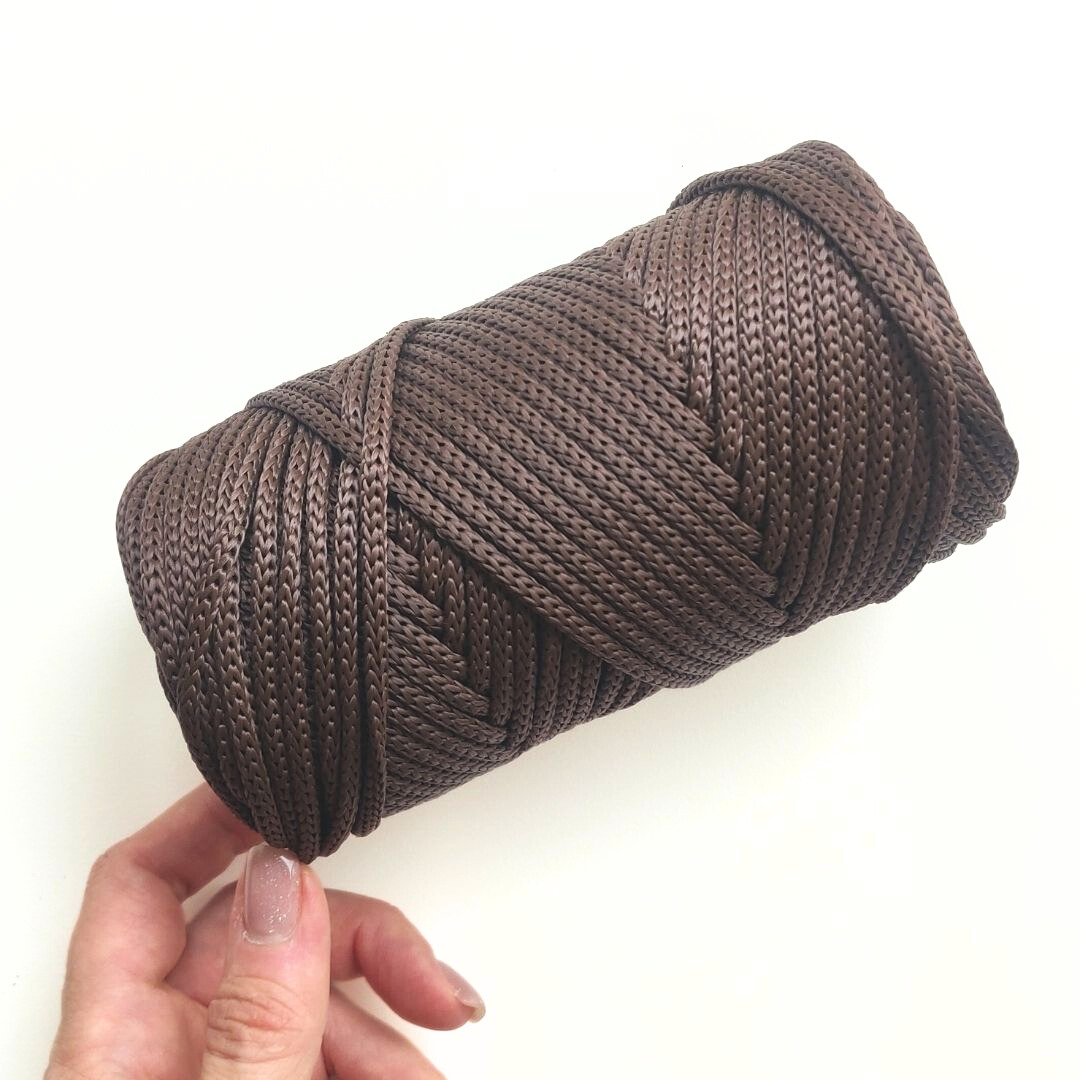 Corde en polyester tressé de 4 mm