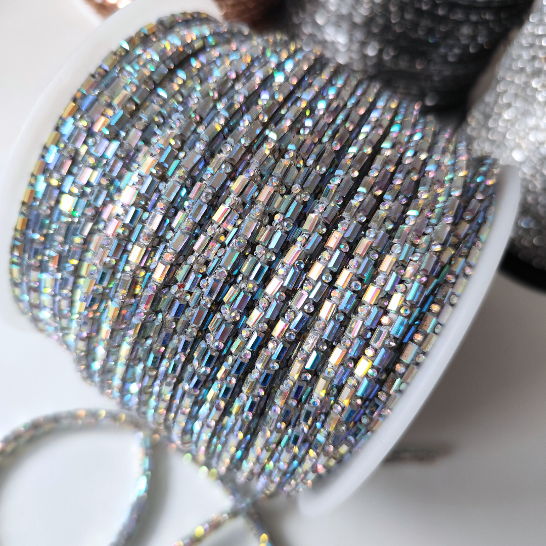 Rhinestone Cord STAR | 6 mm