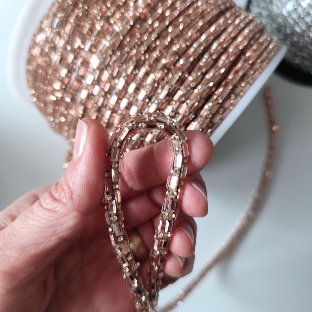 Rhinestone Cord STAR | 6 mm