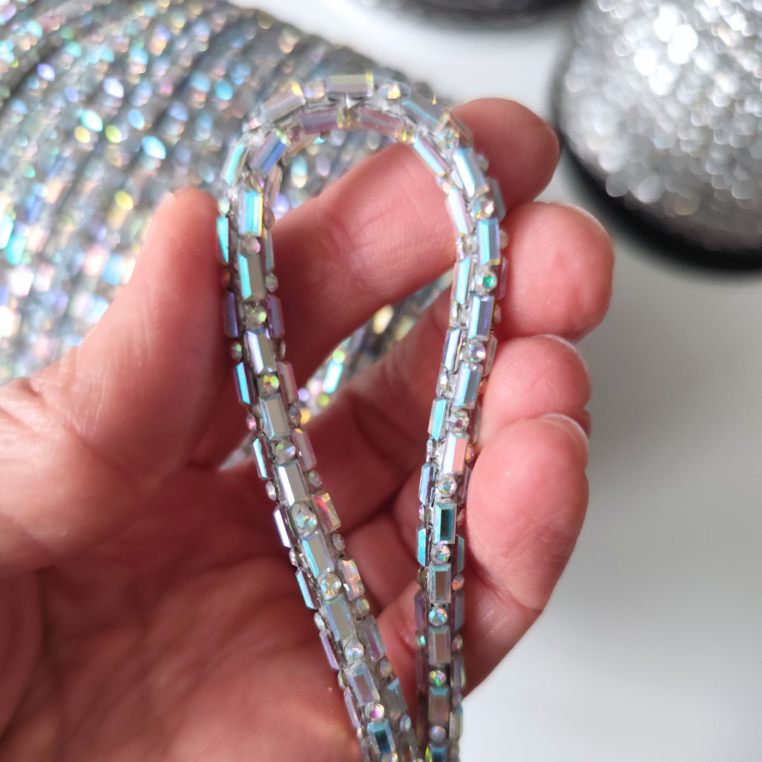 Rhinestone Cord STAR | 6 mm