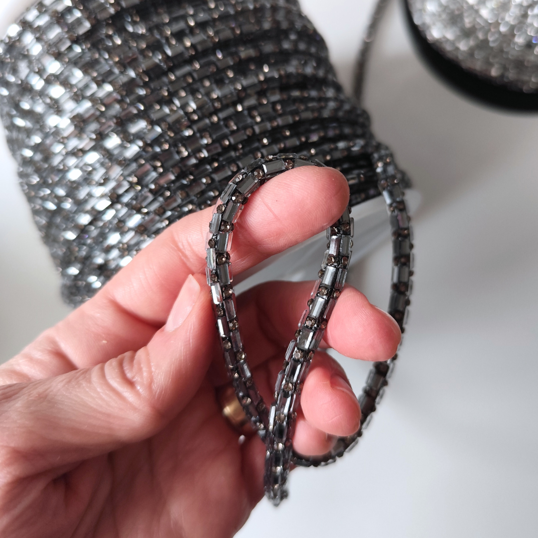 Rhinestone Cord STAR | 6 mm