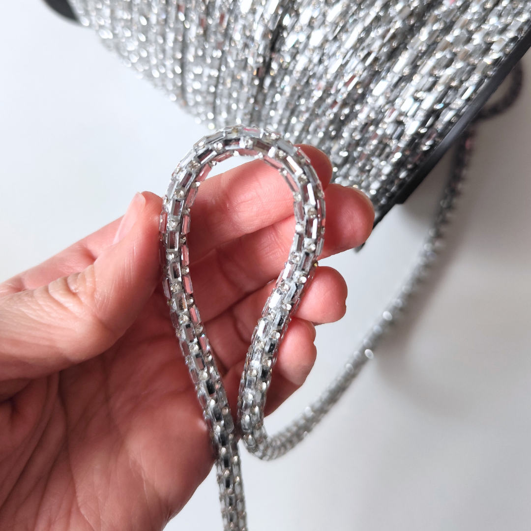 Rhinestone Cord STAR | 6 mm